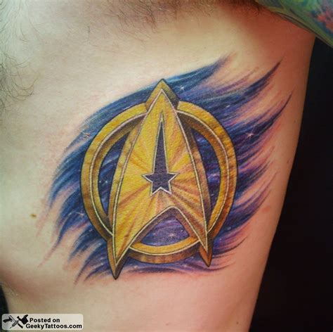 Star-Trek-Finished | Star trek tattoo, Star tattoos, Geek tattoo