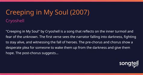 Meaning of Creeping in My Soul (2007) by Cryoshell