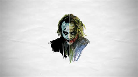 Joker Heath Ledger Artwork 4k Wallpaper,HD Superheroes Wallpapers,4k ...