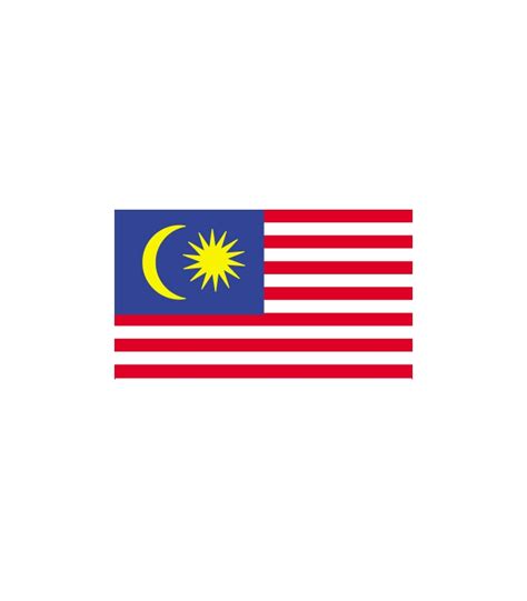 Malaysia Courtesy Flag 2x3 ft.