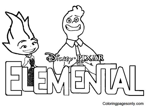 Energy Elemental Coloring Page Free Printable Colorin - vrogue.co