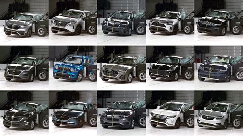 Small SUV Side Crash Test Ratings by IIHS Compilation | 4enthusiasts - YouTube