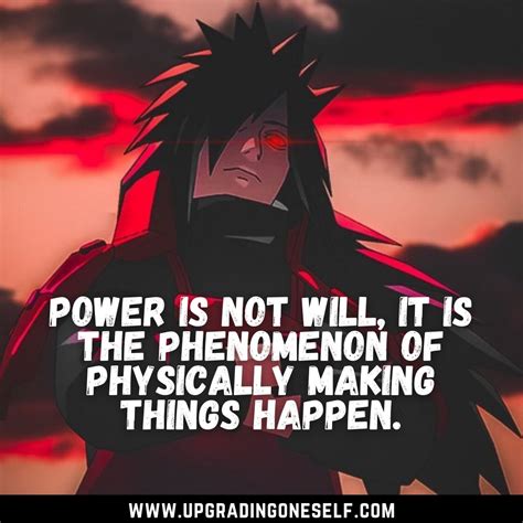 Madara Uchiha Quotes (1) - Upgrading Oneself