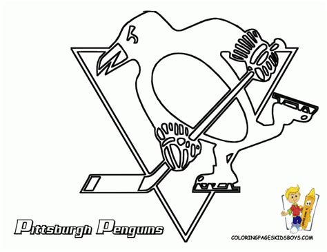 Hockey Team Logos Coloring Pages