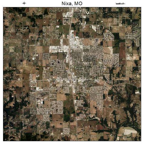 Aerial Photography Map of Nixa, MO Missouri