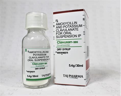 Amoxicillin and Clavulanate Oral Suspension (400mg/57mg per 5mL) Manufacturers & Suppliers in India