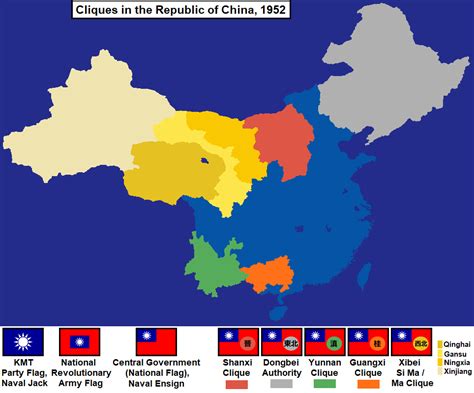 Map of the Cliques in the Republic of China : r/twrmod