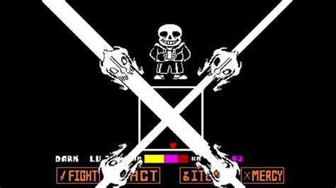 Undertale Sans Boss Fight. Genocide Mode Final Boss. - YouTube