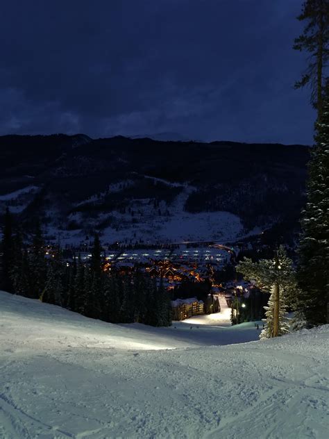 Night skiing at Keystone : r/skiing