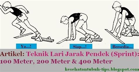 Teknik Lari Jarak Pendek (Sprint): 100 Meter, 200 Meter & 400 Meter