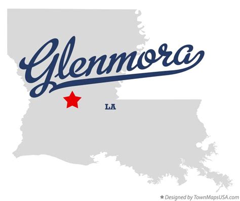 Map of Glenmora, LA, Louisiana