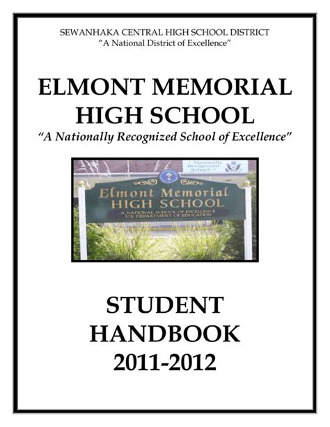 ELMONT MEMORIAL HIGH SCHOOL - Sewanhaka Central High