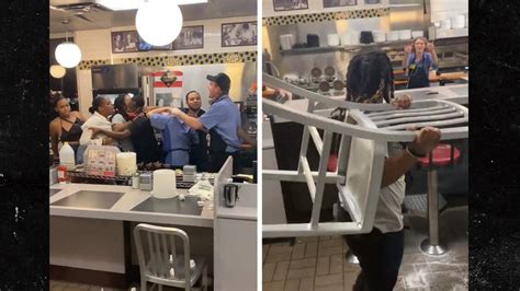 WWE-Style Fight Breaks Out in Texas Waffle House, Chairs and Fists Fly