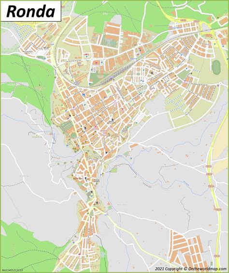 Ronda Map | Spain | Detailed Maps of Ronda