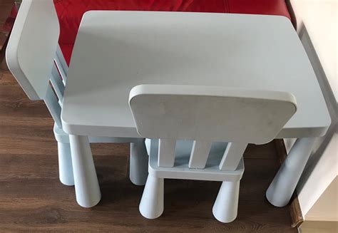 Ikea Mammut Kids Children's table and chairs in KT14 Woking for £7.00 for sale | Shpock