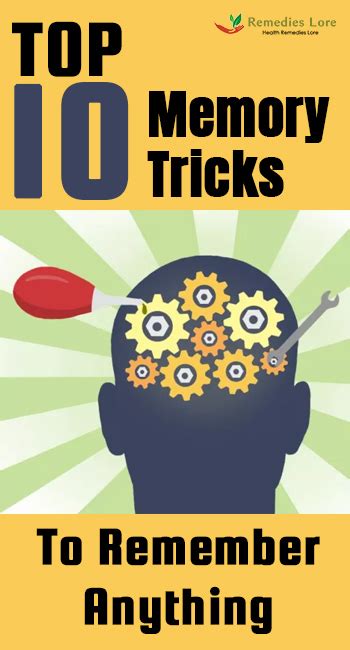 Top 10 Memory Tricks To Remember Anything - Remedies Lore