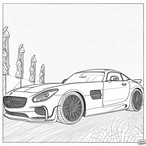 24 Mercedes Benz Coloring Pages for Kids and Adults Instant Download ...