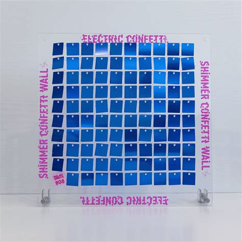 Blue Shimmer Wall Colour Range - Electric Confetti Knowledge Base