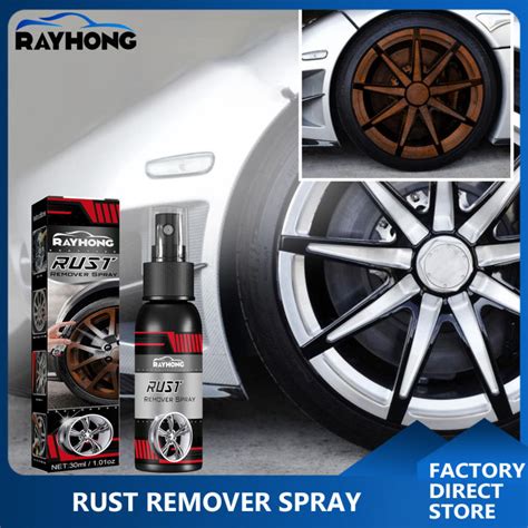 Rayhong Multi-Purpose Rust Remover Spray Metal Chrome Paint Car Maintenance Iron Powder Cleaning ...