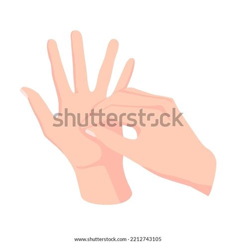 Hand Hygiene Vector Illustration Cartoon Person Stock Vector (Royalty ...