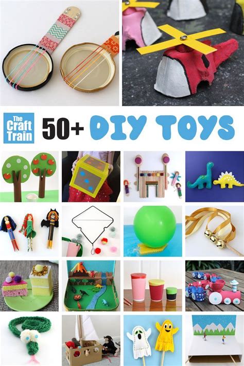 50 DIY toys for kids - The Craft Train | Creative toys for kids, Diy kids toys, Diy recycled toys