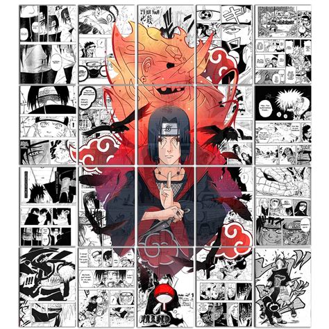 Buy REDCLOUD Naruto anime manga wall Set of 20 for bedroom SIZE A4 Online at desertcartSri Lanka