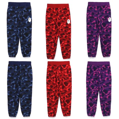 BAPE COLOR CAMO WIDE FIT SWEAT PANTS, Men's Fashion, Bottoms, Joggers ...