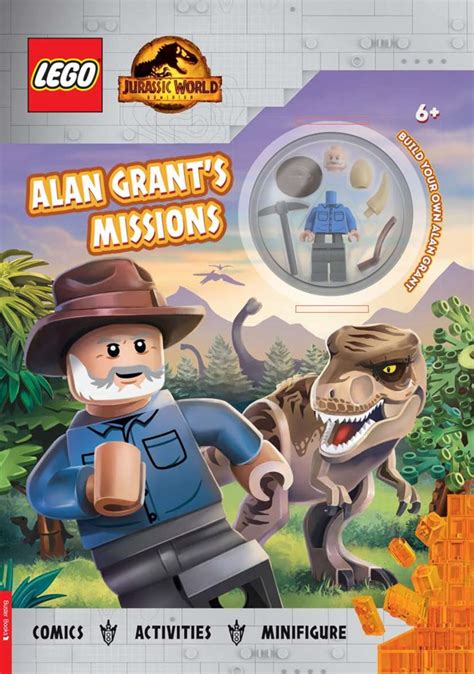 LEGO Jurassic World Dominion books with minifigures revealed