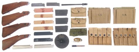 Large Grouping of Thompson Submachine Gun Parts and Accessories | Rock ...