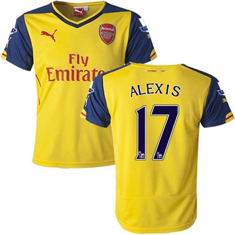 Youth 17 Alexis Sanchez Arsenal FC Jersey - 14/15 England Football Club ...