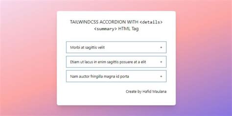 15+ Tailwind Accordion examples - Stackfindover