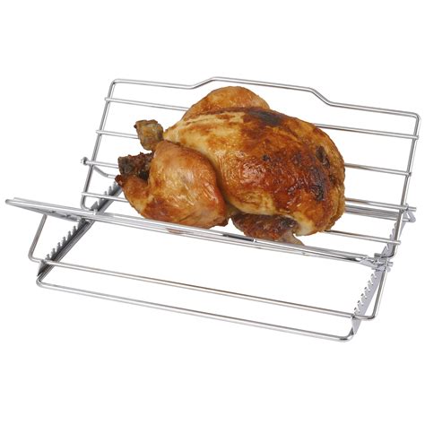 KitchenCraft Chrome-Plated Adjustable Roasting Rack, 29 x 23 x 9 cm (11.5" x 9" x 3.5"): Amazon ...