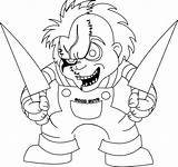 Crazy Chucky coloring Page  Download Print Or Color Online For Free sketch template