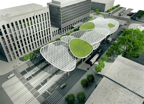 A Tram/Train station idea? | Landscape architecture design, Urban landscape design, Canopy ...