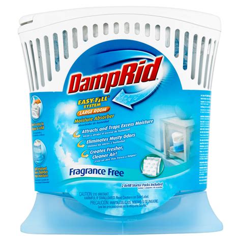 DampRid Easy-Fill System Fragrance Free Large Room Moisture Absorber, 21 oz. - Walmart.com ...