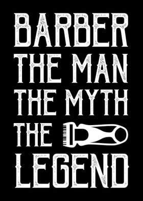 'Barber the legend' Poster by Beone Digital | Displate | Barber, Poster, Metal posters