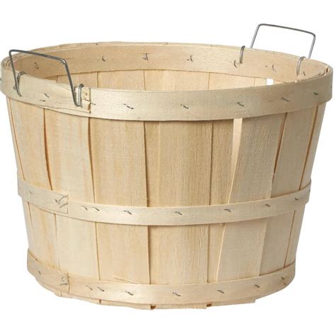 Wooden 1/2 Bushel Basket, with Handles | Home Hardware