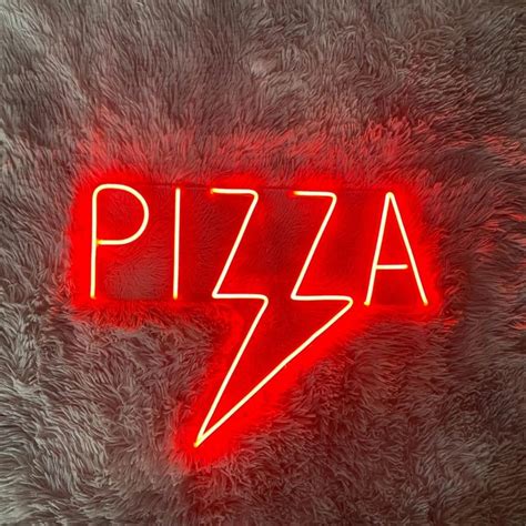 Neon Sign Pizza Wall Decor | Liuyang Lamps