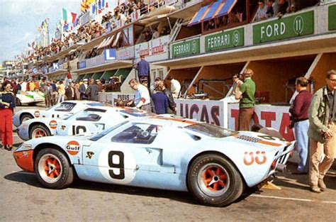 Ford GT40 - 24 Heures du Mans 1968 - UK Racing History. Course ...