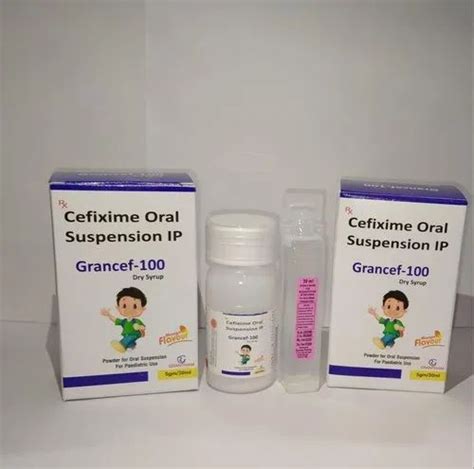 Cefixime trihydrate 100mg dry syrup(with wfi), For Clinical, Packaging Size: 30 ML at Rs 70 ...