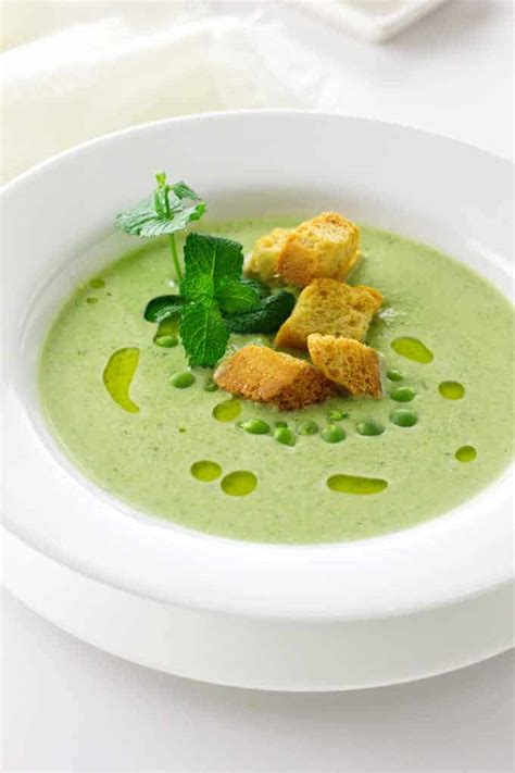 Fresh Green Pea Soup with Mint - Savor the Best