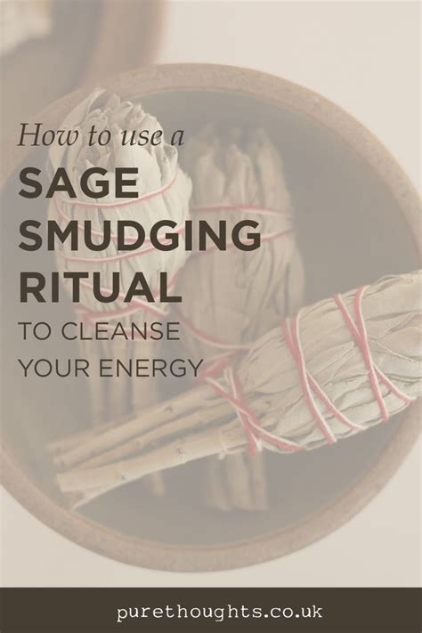 How To Use A Sage Smudging Ritual To Cleanse Your Home | Sage smudging ...