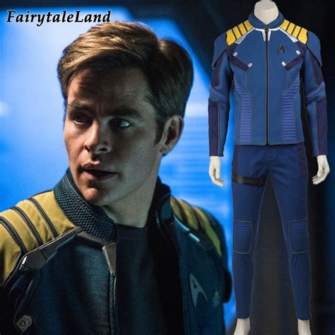 Star Trek Beyond Captain Kirk cosplay costume Star Trek uniform Chekov ...