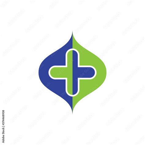 Plus medical logo design vector Stock Vector | Adobe Stock