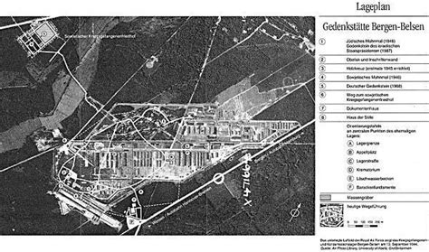 Bergen Belsen Concentration Camp Map