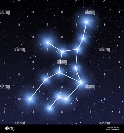 Virgo Constellation Art