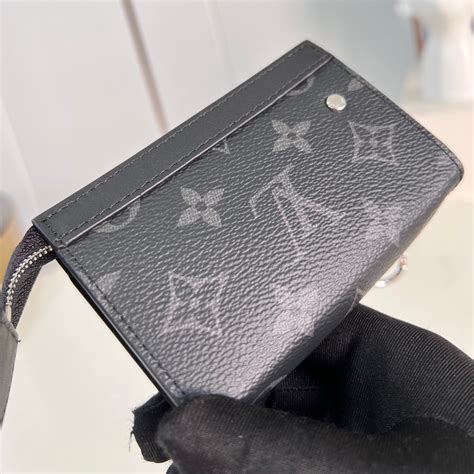 LOUIS VUITTON KEY POUCH VOYAGE MONOGRAM ECLIPSE M82776