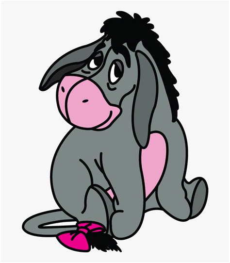 How To Draw Eeyore Winnie The Pooh And Friends Easy - Easy Drawings Of Winnie The Pooh, HD Png ...