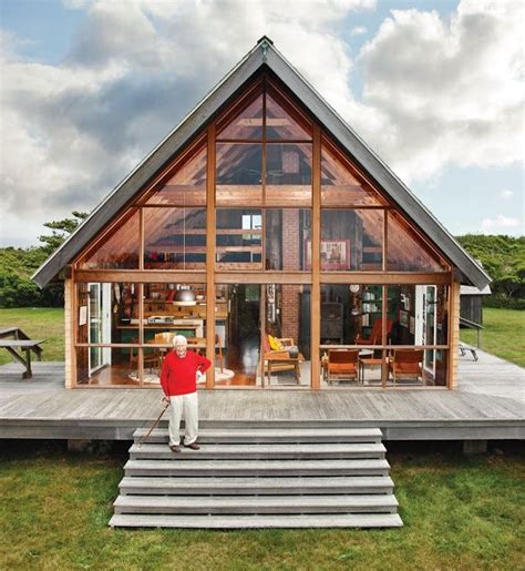 Prefab A-Frame House by Jens Risom, Rhode Island: Prefab Modular Homes ...