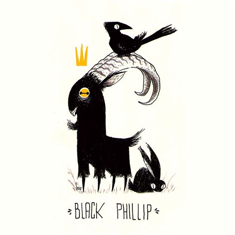 Black Phillip on Behance | Art inspiration, Animal drawings, Goat ...